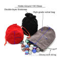High Quality Round Bottom Drawstring Dice Bag